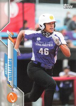 2020 Topps On-Demand Set #21: Athletes Unlimited Softball Championship #16 Ariana Williams Front